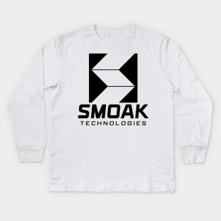 Smoak Technologies - Star City 2046 - Black Kids Long Sleeve T-Shirt